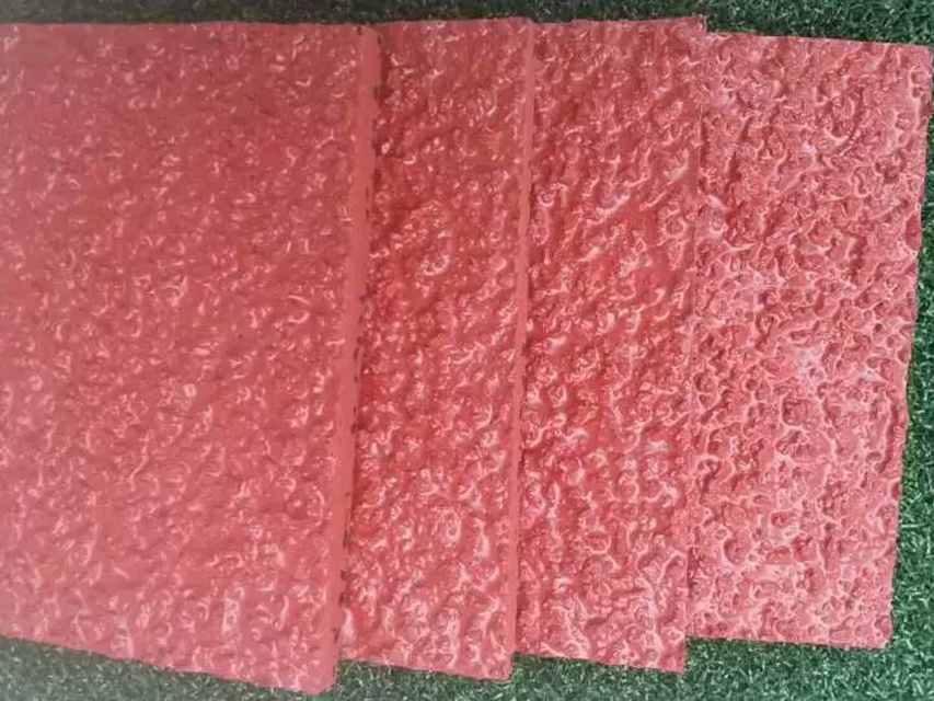 塑胶跑道混合型样块 塑胶跑道混合型样块